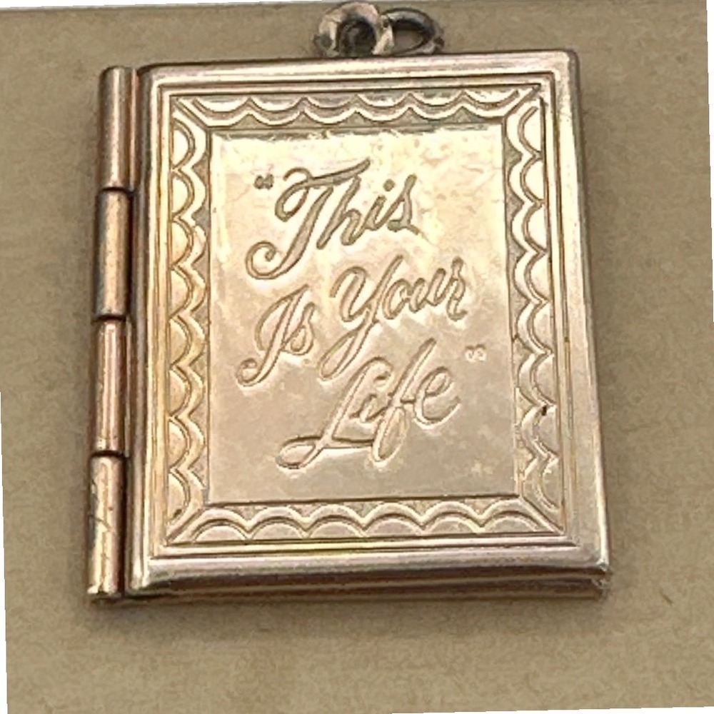 This is Your Life Book locket TV Show Hazel Bishop 1950s Nostalgia Mid century